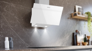 Siemens LC63KPJ20T iQ100 Duvar Tipi Davlumbaz Beyaz Cam Yüzey