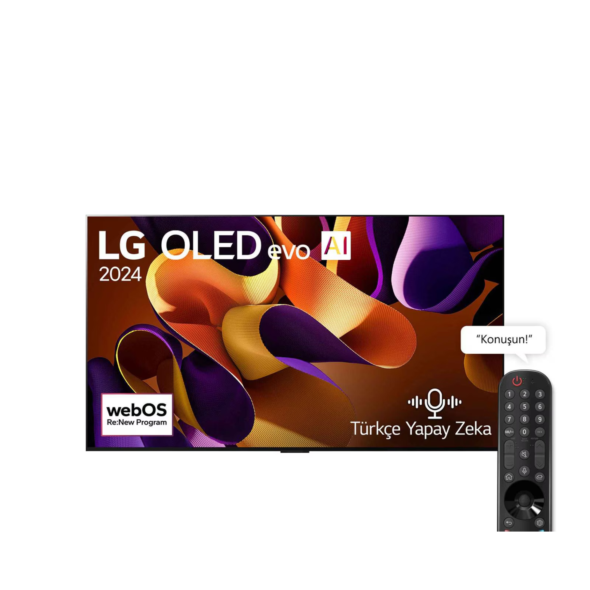 LG OLED55C46LA 55 inç LG OLED evo AI C4 4K Smart TV 2024