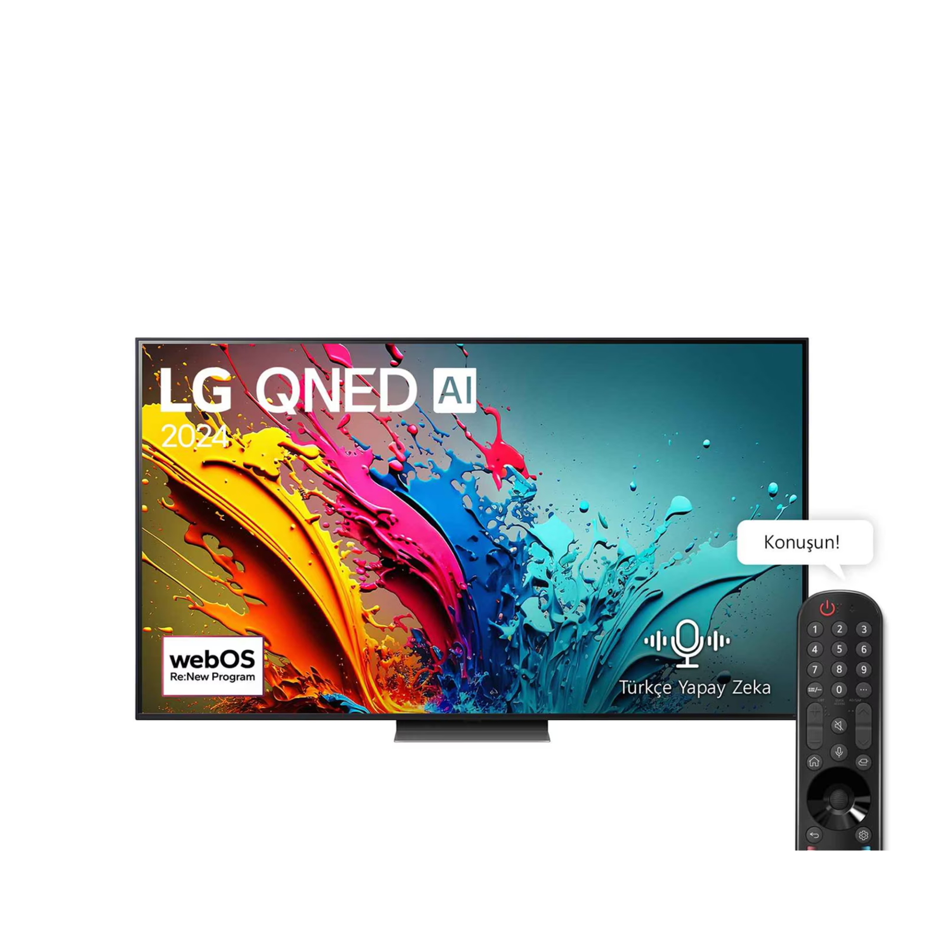 LG 75QNED86T6A 75 inç LG QNED AI QNED86 4K Smart TV 2024