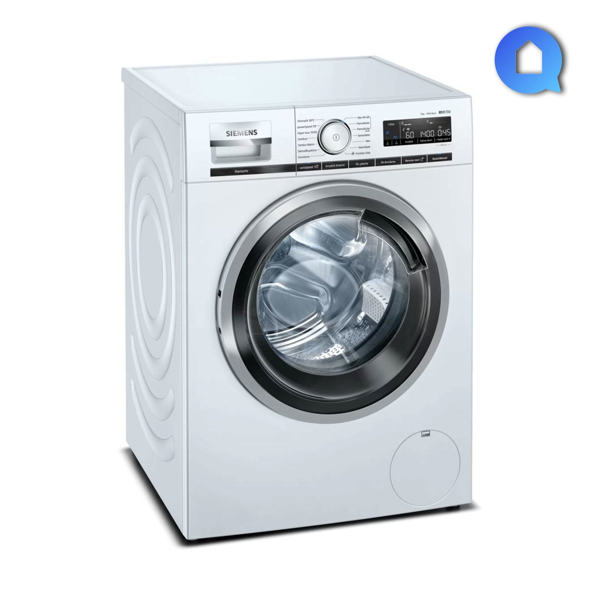 Siemens WM14VKH0TR iQ700 Çamaşır Makinesi 9 kg 1400 dev./dak.