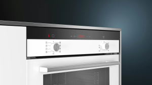Siemens HI133FEW0T iQ300 Buhar Destekli Ankastre Fırın 60 x 60 cm beyaz