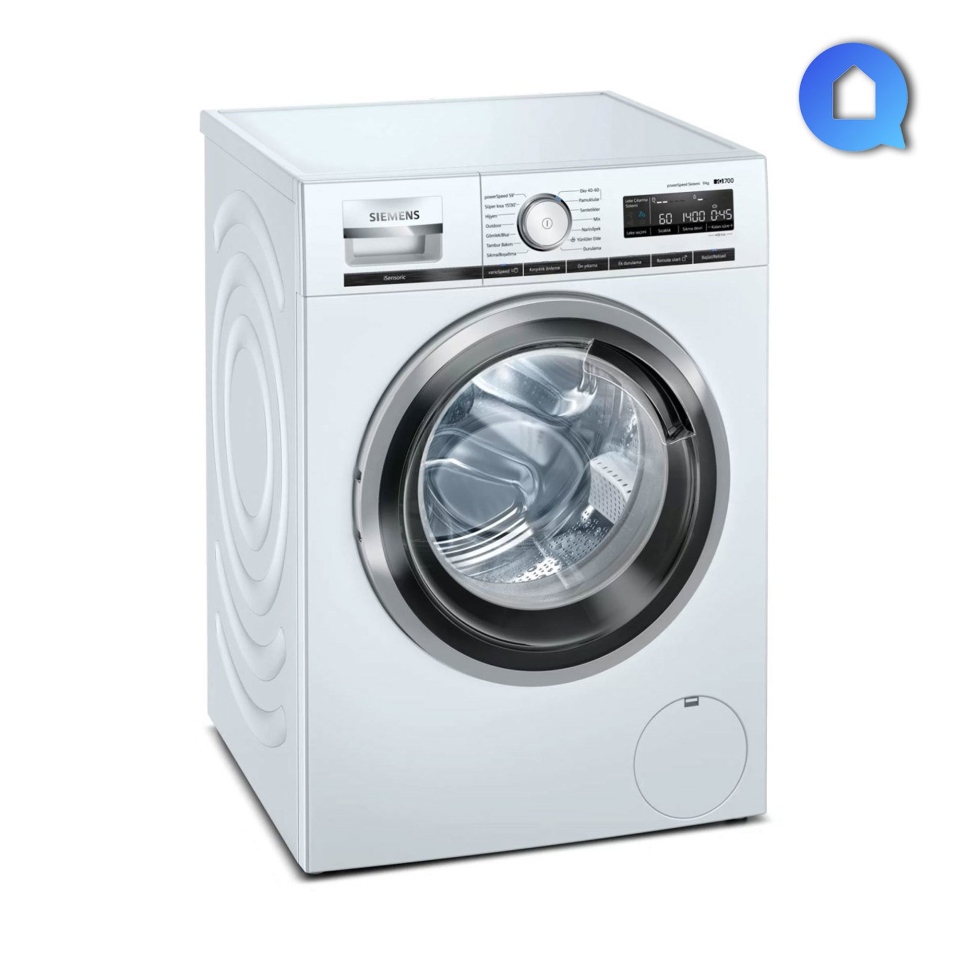 Siemens WM14VMH0TR iQ700 Çamaşır Makinesi 9 kg 1400 dev./dak.