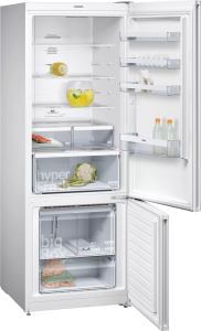Siemens KG56NVWF0N iQ300 Alttan Donduruculu Buzdolabı 193 x 70 cm Beyaz
