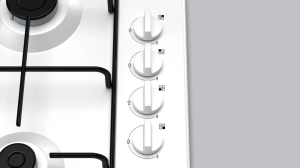 Siemens EB0C2PB82O iQ100 Set Üstü Gazlı Ocak 60 cm Beyaz - Solo - Doğal Gaz