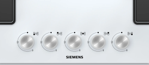 Siemens EN7B2QO12O Gazlı Ocak 75 cm Sert cam, Beyaz