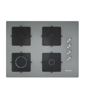 Siemens EO7C8PO12O Gazlı Ocak 67 cm Sert cam, Titanium gri