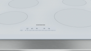 Siemens ET612FEA1E iQ100 Elektrikli Ocak 60 cm Beyaz, özel yüzey montajı