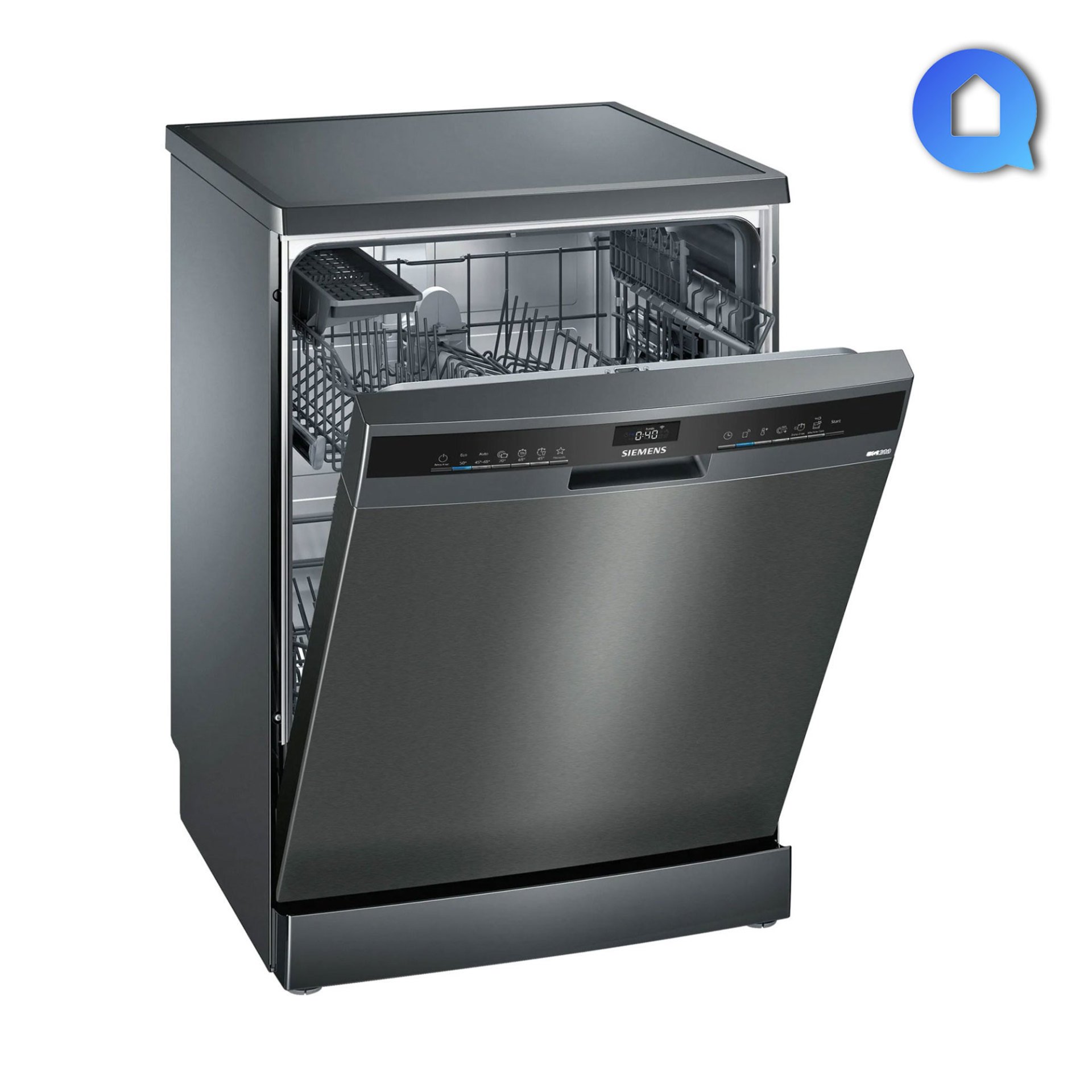 Siemens SN23IC60KT iQ300 Solo Bulaşık Makinesi 60 cm Black inox