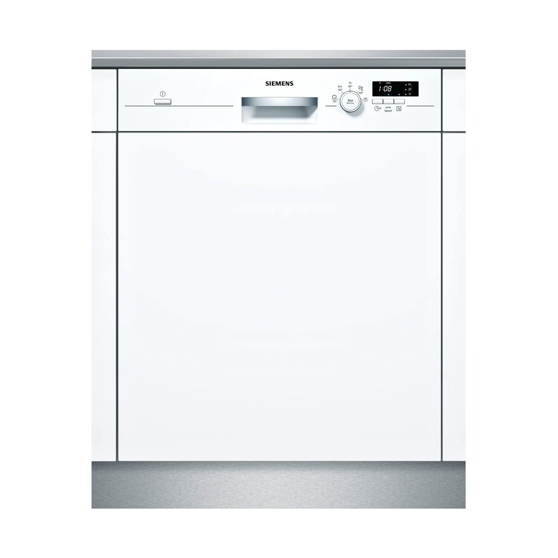Siemens SN515W01DT iQ100 Yarı Ankastre Bulaşık Makinesi 60 cm Beyaz