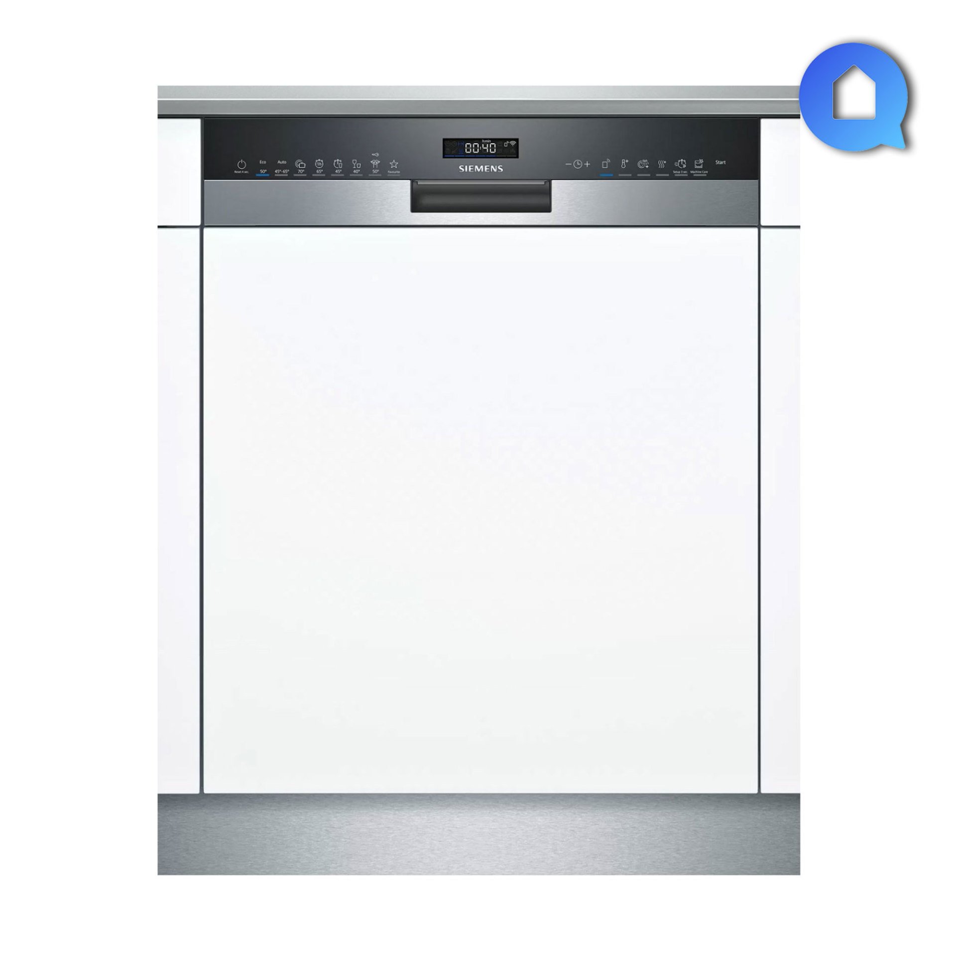 Siemens SN55ES80KT iQ500 Yarı Ankastre Bulaşık Makinesi 60 cm Paslanmaz çelik
