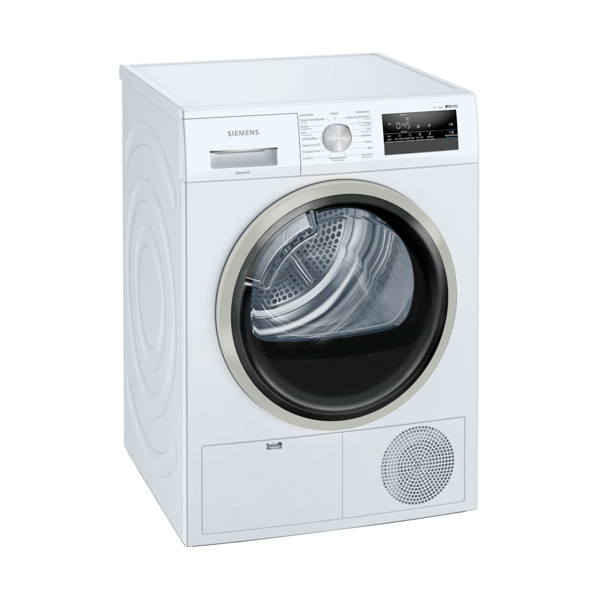 Siemens WT45H201TR iQ300 Isı Pompalı Kurutma Makinesi 8 kg