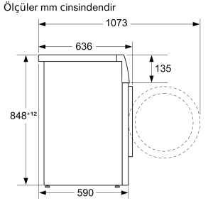 Siemens WN54A2X1TR iQ300 Kurutmalı Çamaşır Makinesi 10/6 kg 1400 dev./dak.