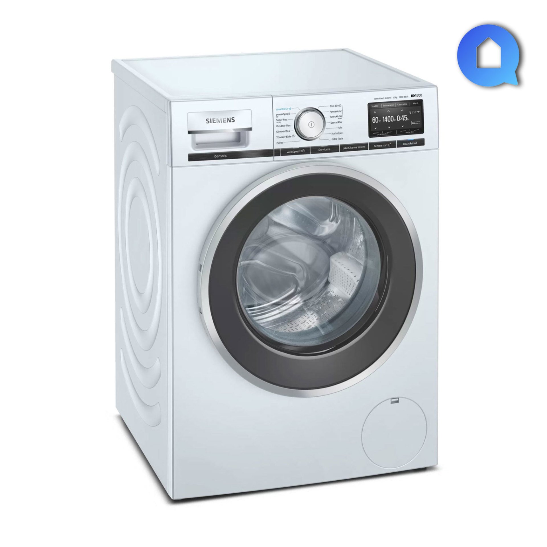 Siemens WM14XFH2TR iQ700 Isı Pompalı Kurutma Makinesi 8 kg