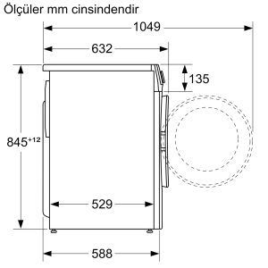 Siemens WG41A1XTR iQ300 Çamaşır Makinesi 9 kg 1000 dev./dak.