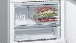 Siemens KG86NHIF0N iQ500 Alttan Donduruculu Buzdolabı 186 x 86 cm Kolay temizlenebilir Inox
