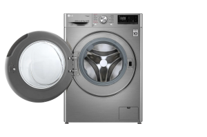 LG F4R5VGW2T Kurutmalı Çamaşır Makinesi 9 Kg Yıkama / 5 Kg Kurutma 1400 Devir Buharlı Steam™ WiFi E Enerji Sınıfı Metalik Gri