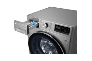 LG F4R5VGW2T Kurutmalı Çamaşır Makinesi 9 Kg Yıkama / 5 Kg Kurutma 1400 Devir Buharlı Steam™ WiFi E Enerji Sınıfı Metalik Gri