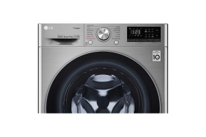LG F4R5VYW2T Çamaşır Makinesi 9 Kg Yıkama 1400 Devir Buharlı Steam™ WiFi D Enerji Metalik Gri