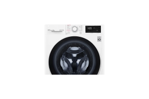 LG F4V3VYW0WE Çamaşır Makinesi 9 Kg Yıkama 1400 Devir Buharlı Steam™ B Enerji Metalik Beyaz