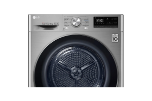 LG RC90V9EV2W Kurutma Makinesi 9 Kg Çift İnverter Kurutucu ThinQ Wi-Fi Enerji Sınıfı A+++(-%10) Metalik Gri