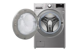 LG F0L2CRV2T Kurutmalı Çamaşır Makinesi Buharlı 17 Kg Yıkama / 10 Kg Kurutma TrueSteam WiFi E/F Enerji Sınıfı Metalik Gri
