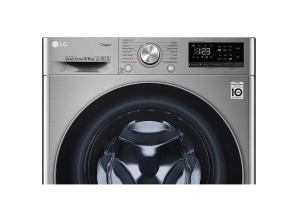 LG F4V3VRWKPE Çamaşır ve Kurutma Makinesi, 9/6 Kg, Daha Büyük Kapasite, AI DD, Buhar, ThinQ